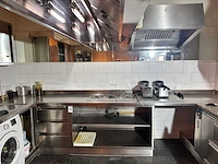 Rvs werktafel compleet 400cm - afbeelding 1 van  3