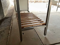 Rvs werktafel met 8 lades - afbeelding 7 van  7