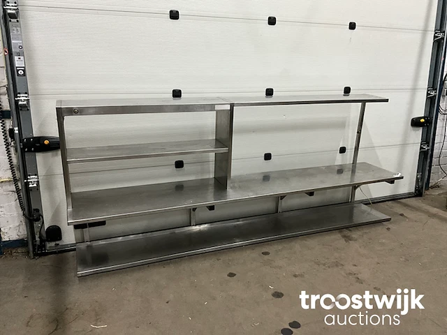 Rvs werktafel met etagère - afbeelding 1 van  8
