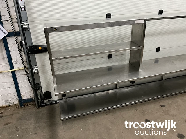 Rvs werktafel met etagère - afbeelding 2 van  8
