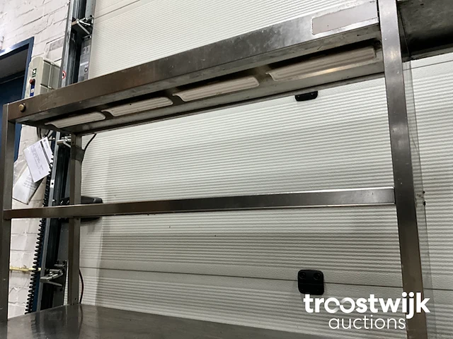 Rvs werktafel met etagère - afbeelding 8 van  8