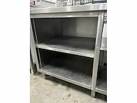 Rvs werktafel met kookplaat - afbeelding 5 van  7