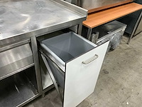 Rvs werktafel met kookplaat - afbeelding 5 van  5