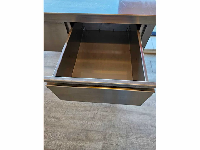 Rvs werktafel met lade 150cm - afbeelding 3 van  4
