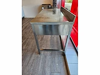 Rvs werktafel met lade 150cm - afbeelding 4 van  4