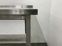 Rvs werktafel met lade - afbeelding 5 van  7