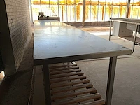 Rvs werktafel met lade’s - afbeelding 6 van  7