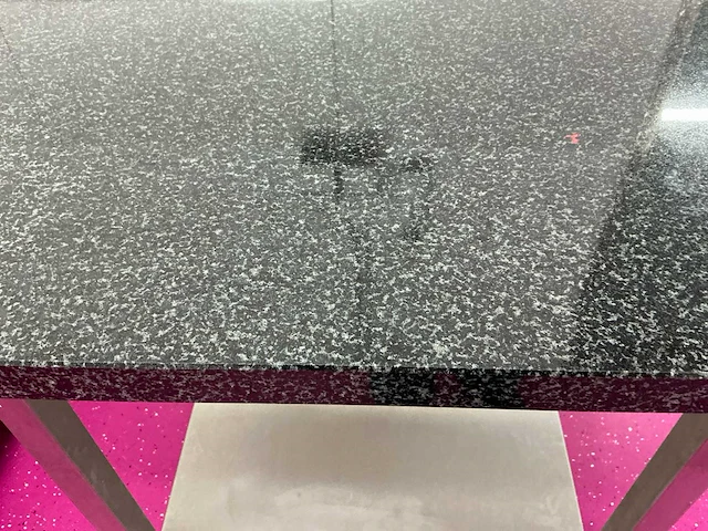 Rvs werktafel met natuursteen blad - afbeelding 4 van  4