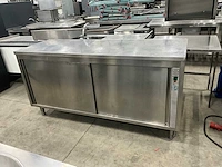 Rvs werktafel met onderkast - afbeelding 2 van  7