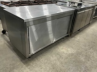 Rvs werktafel met onderkast - afbeelding 3 van  5