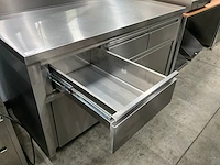 Rvs werktafel met onderkast - afbeelding 3 van  6