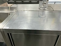 Rvs werktafel met onderkast - afbeelding 4 van  5