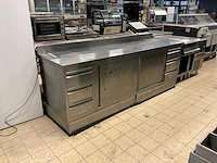 Rvs werktafel met onderkast - afbeelding 1 van  9