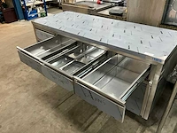 Rvs werktafel met onderkast - afbeelding 6 van  6