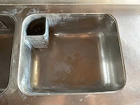 Rvs werktafel met spoelbakken - afbeelding 8 van  8