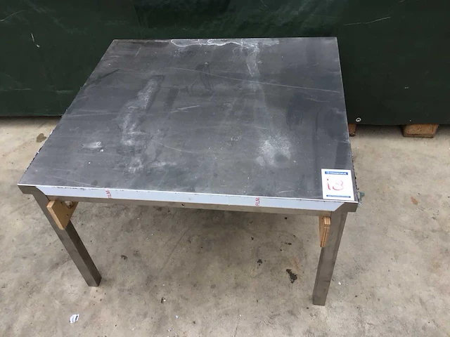 Rvs werktafel/ onderstel - afbeelding 1 van  3