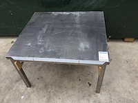 Rvs werktafel/ onderstel - afbeelding 1 van  3