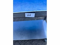 Rvs werktafel verrijdbaar - afbeelding 4 van  4
