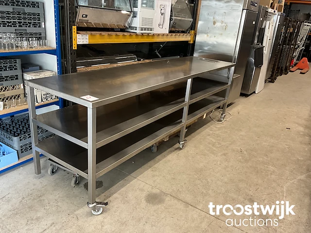 Rvs werktafel verwarmd - afbeelding 1 van  9