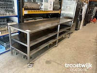 Rvs werktafel verwarmd - afbeelding 1 van  9