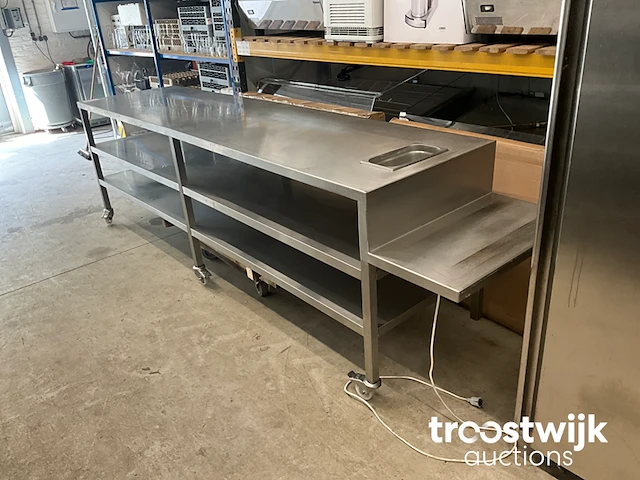 Rvs werktafel verwarmd - afbeelding 2 van  9