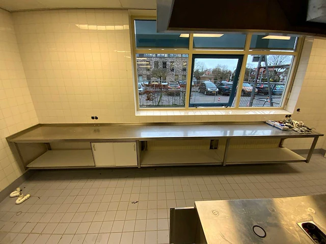 Rvs werktafel (wandgemonteerd) - afbeelding 2 van  7