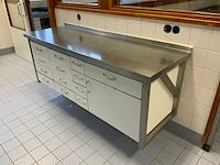 Rvs werktafel (wandgemonteerd) - afbeelding 1 van  8