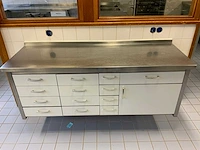 Rvs werktafel (wandgemonteerd) - afbeelding 2 van  8