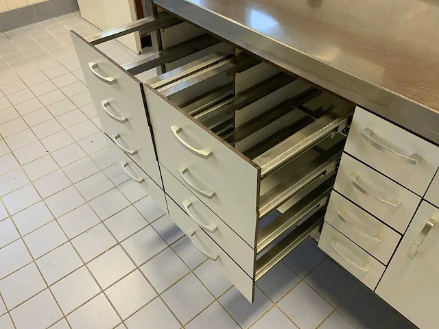 Rvs werktafel (wandgemonteerd) - afbeelding 4 van  8
