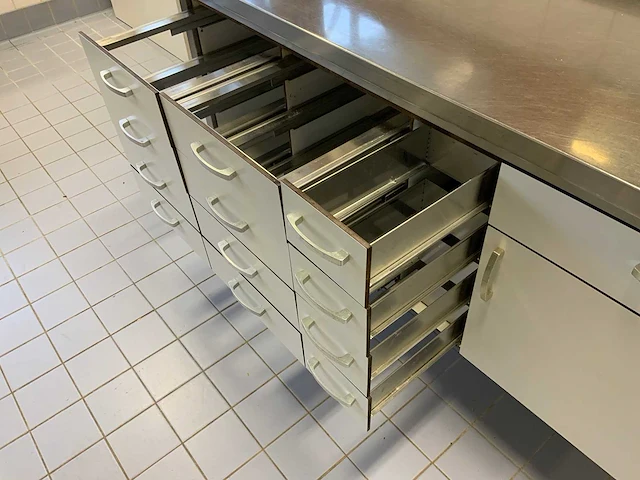 Rvs werktafel (wandgemonteerd) - afbeelding 5 van  8