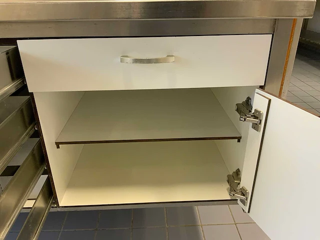 Rvs werktafel (wandgemonteerd) - afbeelding 6 van  8