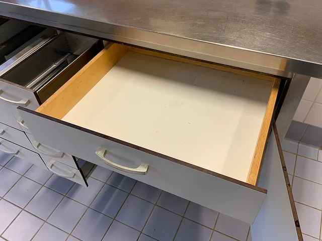 Rvs werktafel (wandgemonteerd) - afbeelding 7 van  8