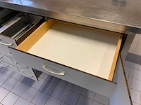 Rvs werktafel (wandgemonteerd) - afbeelding 7 van  8