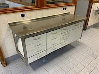 Rvs werktafel (wandgemonteerd) - afbeelding 8 van  8
