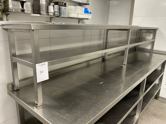 Rvs werktafel - afbeelding 3 van  4