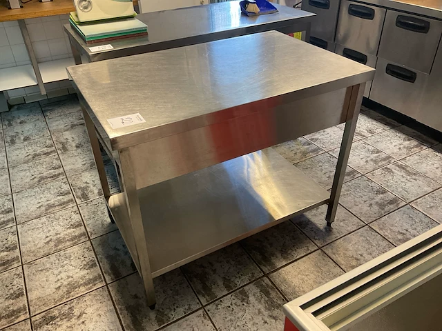 Rvs werktafel - afbeelding 1 van  5