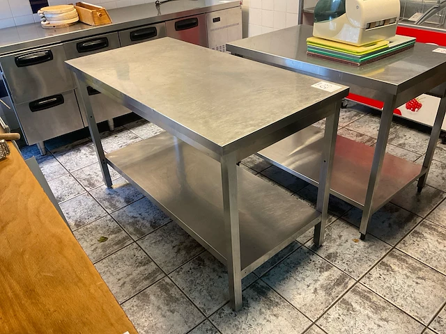 Rvs werktafel - afbeelding 1 van  5