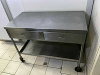 Rvs werktafel