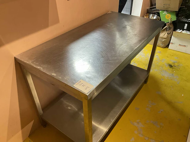 Rvs werktafel - afbeelding 1 van  4