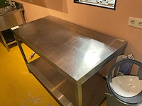 Rvs werktafel - afbeelding 2 van  4