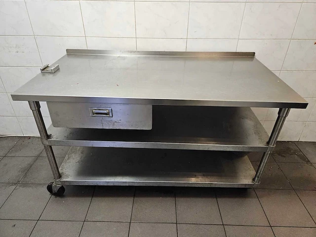 Rvs werktafel - afbeelding 1 van  4