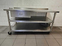 Rvs werktafel - afbeelding 2 van  4