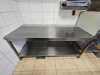 Rvs werktafel - afbeelding 1 van  4