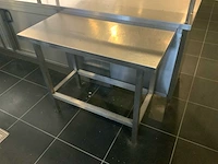 Rvs werktafel