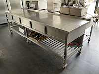 Rvs werktafel - afbeelding 2 van  4