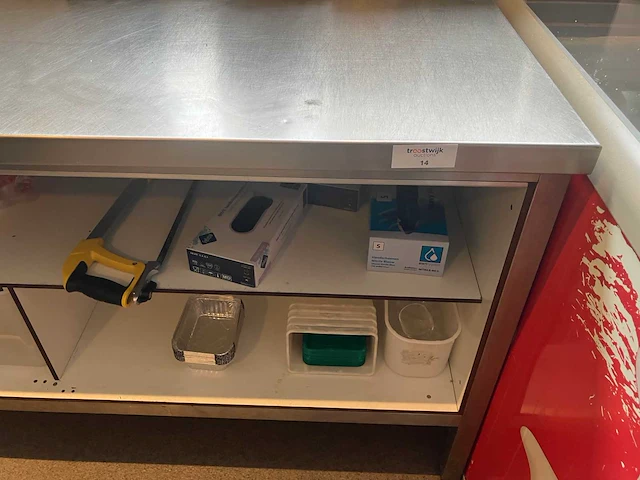 Rvs werktafel - afbeelding 3 van  4