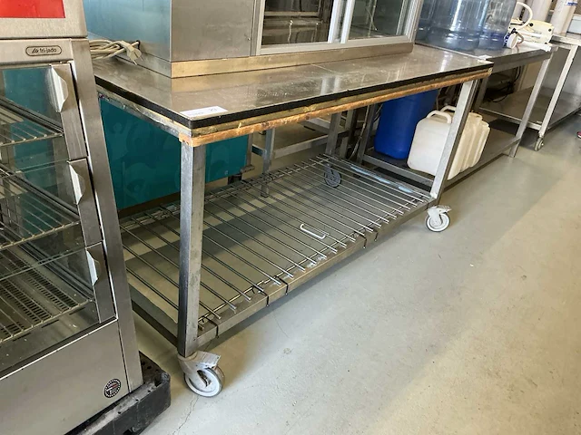 Rvs werktafel - afbeelding 1 van  4