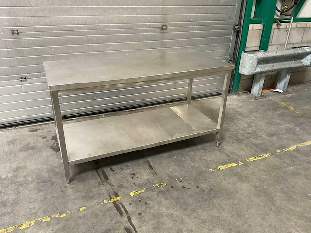Rvs werktafel - afbeelding 1 van  1