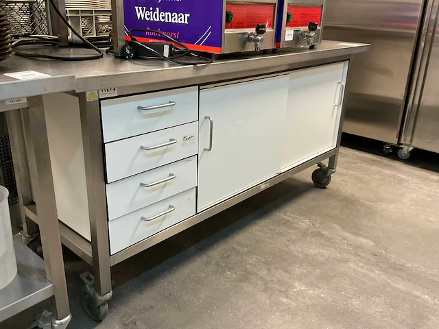 Rvs werktafel - afbeelding 2 van  6