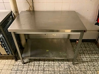 Rvs werktafel - afbeelding 1 van  3